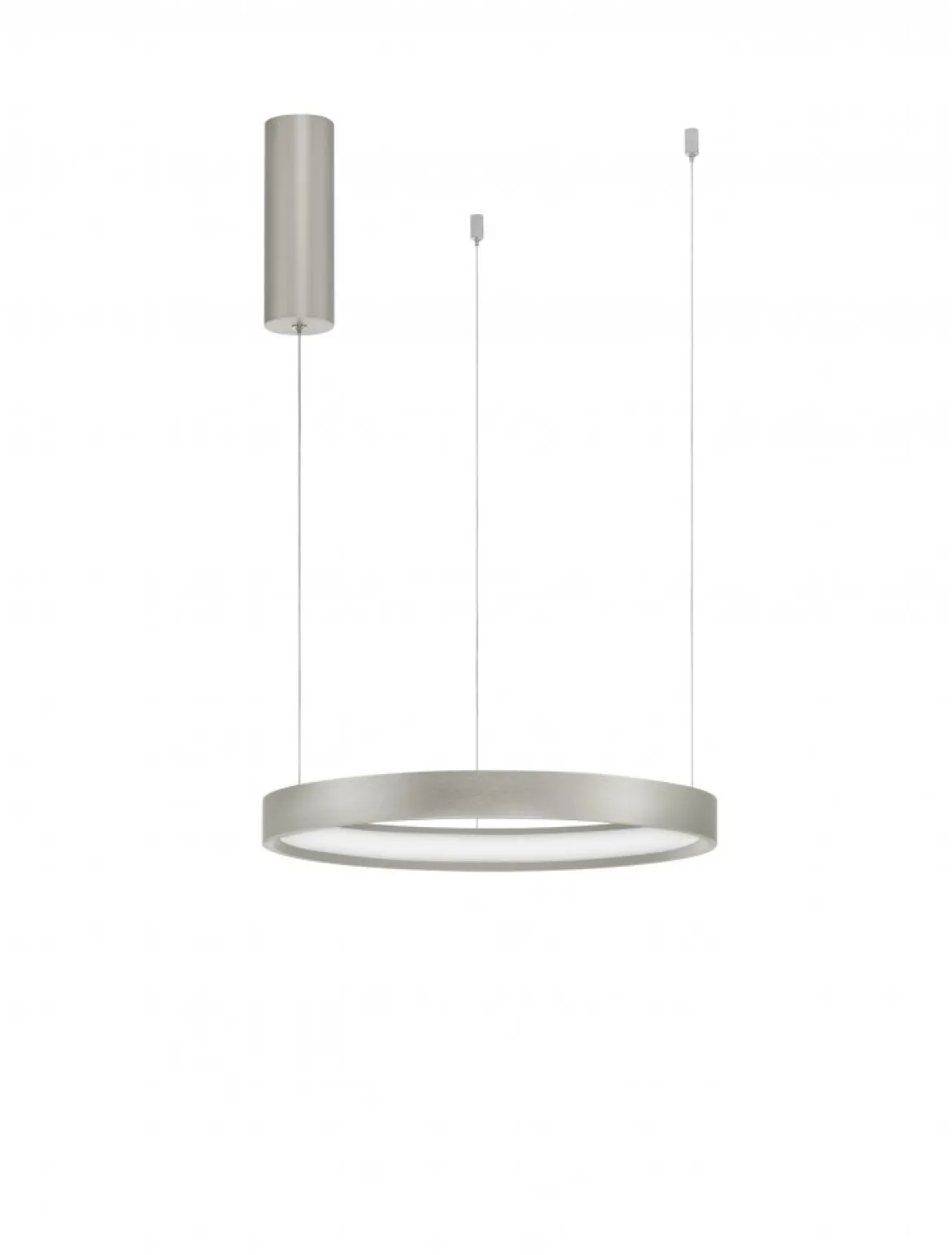 Nova Luce 9345614 PERRINE LED Pendelleuchte 40cm 3000K Silber dimmbar