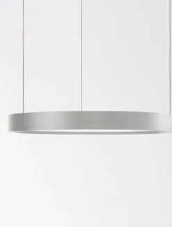 Nova Luce 9345614 PERRINE LED Pendelleuchte 40cm 3000K Silber dimmbar