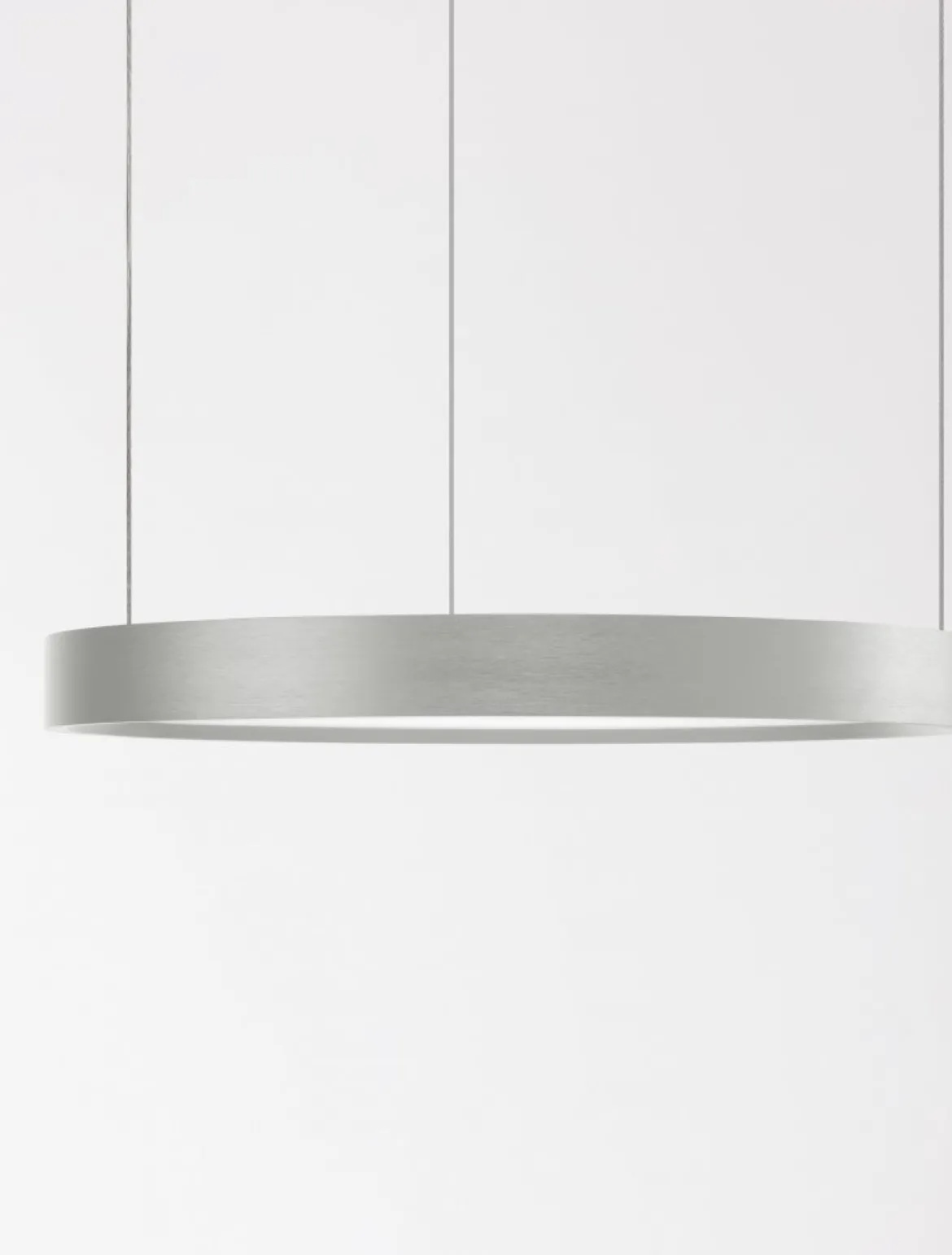 Nova Luce 9345614 PERRINE LED Pendelleuchte 40cm 3000K Silber dimmbar
