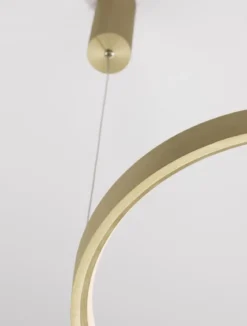 Nova Luce 9345615 PERRINE LED Pendelleuchte 40cm 3000K Gold dimmbar