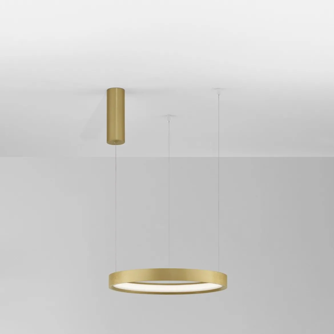 Nova Luce 9345615 PERRINE LED Pendelleuchte 40cm 3000K Gold dimmbar