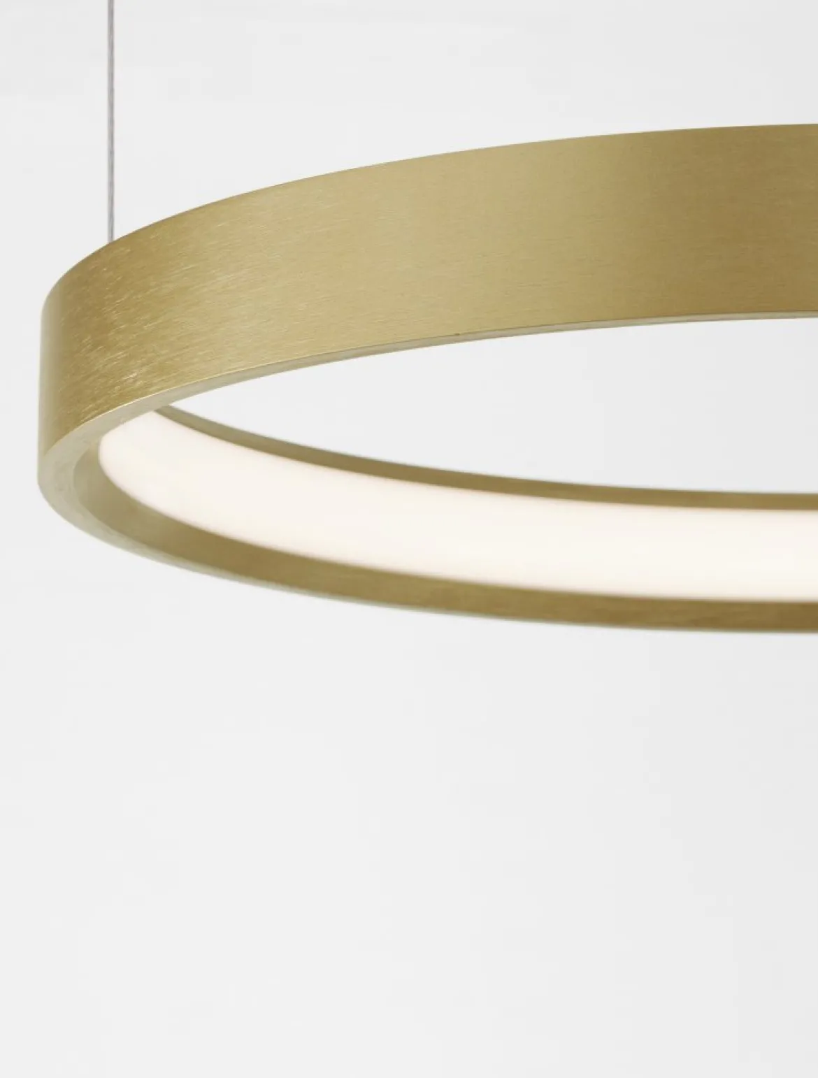 Nova Luce 9345615 PERRINE LED Pendelleuchte 40cm 3000K Gold dimmbar