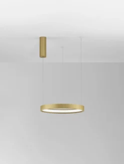 Nova Luce 9345615 PERRINE LED Pendelleuchte 40cm 3000K Gold dimmbar
