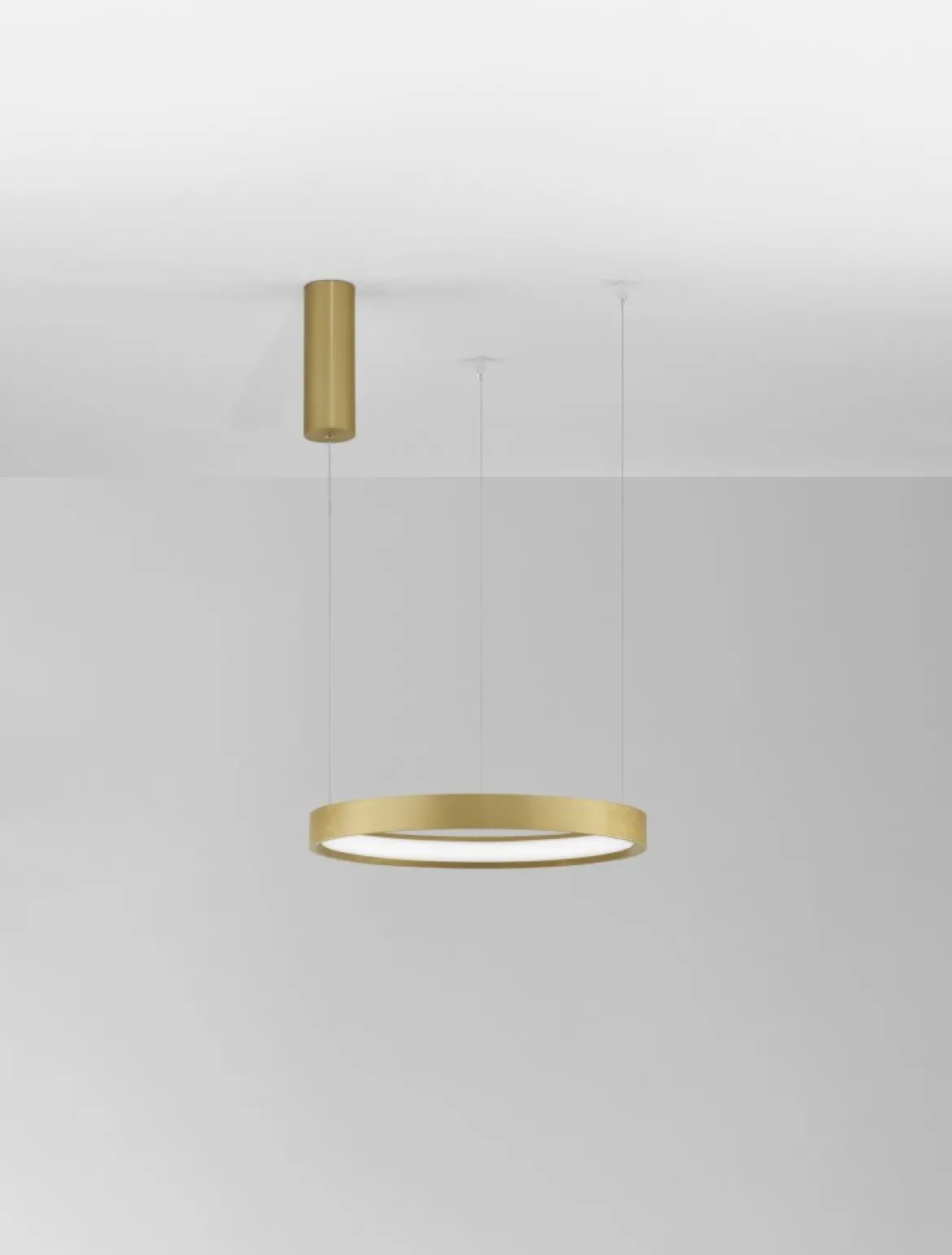 Nova Luce 9345615 PERRINE LED Pendelleuchte 40cm 3000K Gold dimmbar