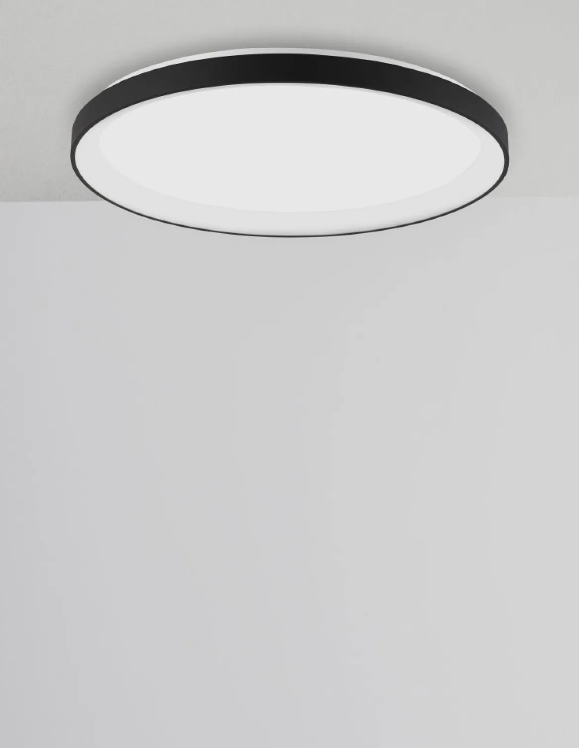 Nova Luce 9853674 PERTINO LED Deckenleuchte 48cm 3000K Schwarz dimmbar