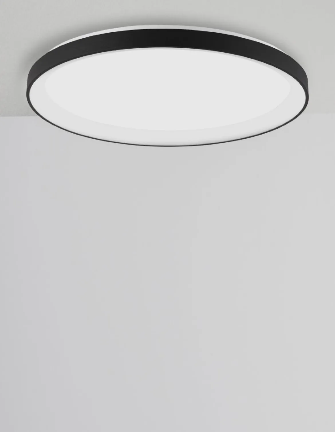 Nova Luce 9853676 PERTINO LED Deckenleuchte 58cm 3000K Schwarz dimmbar