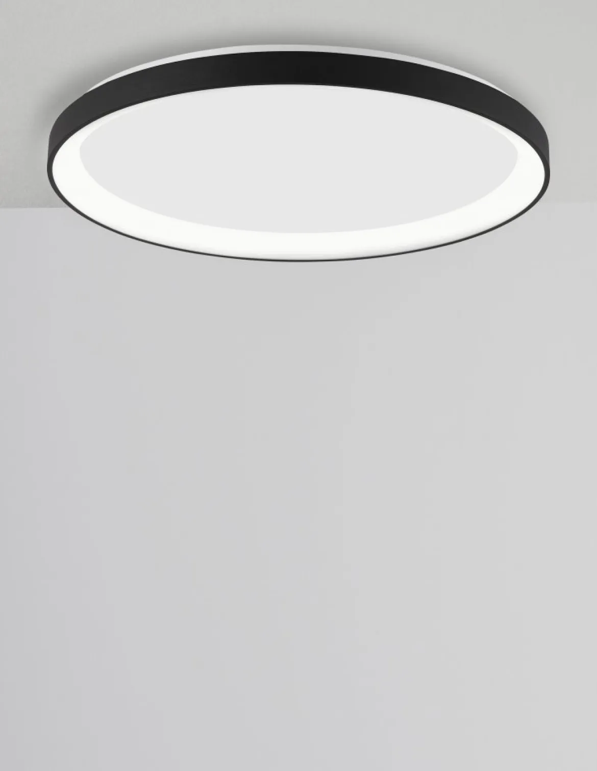 Nova Luce 9853676 PERTINO LED Deckenleuchte 58cm 3000K Schwarz dimmbar