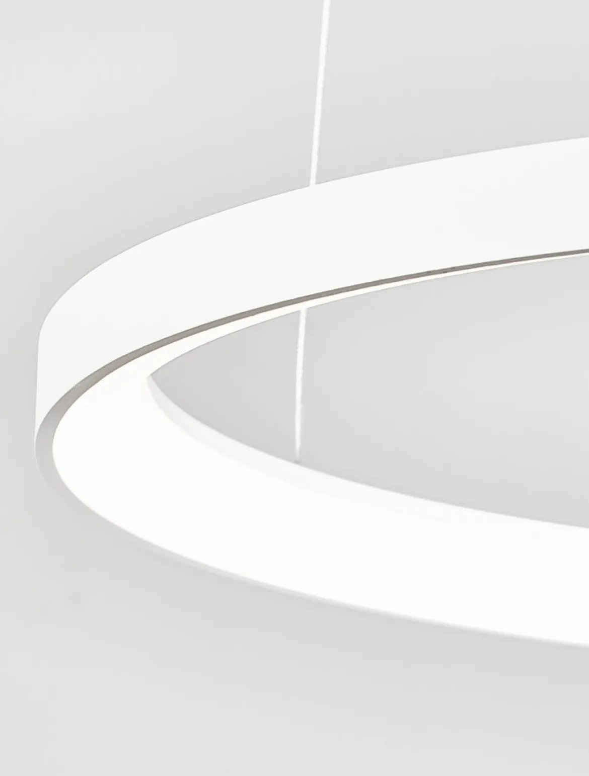 Nova Luce 9345688 PERTINO LED Pendelleuchte 58cm 2700K Weiss dimmbar