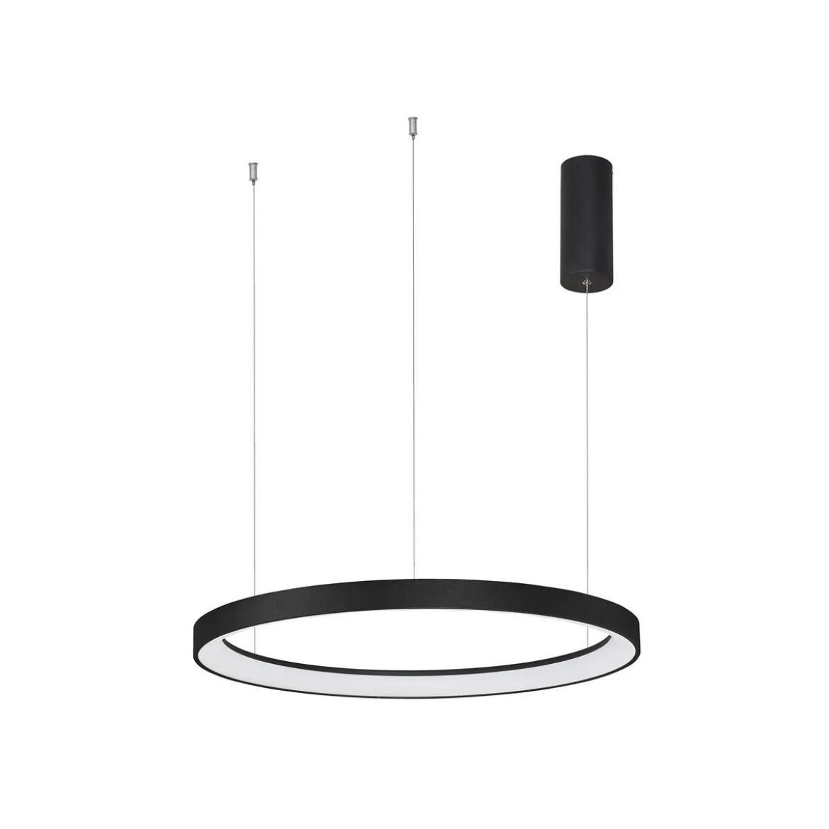 Nova Luce 9345689 PERTINO LED Pendelleuchte 58cm 2700K Schwarz dimmbar