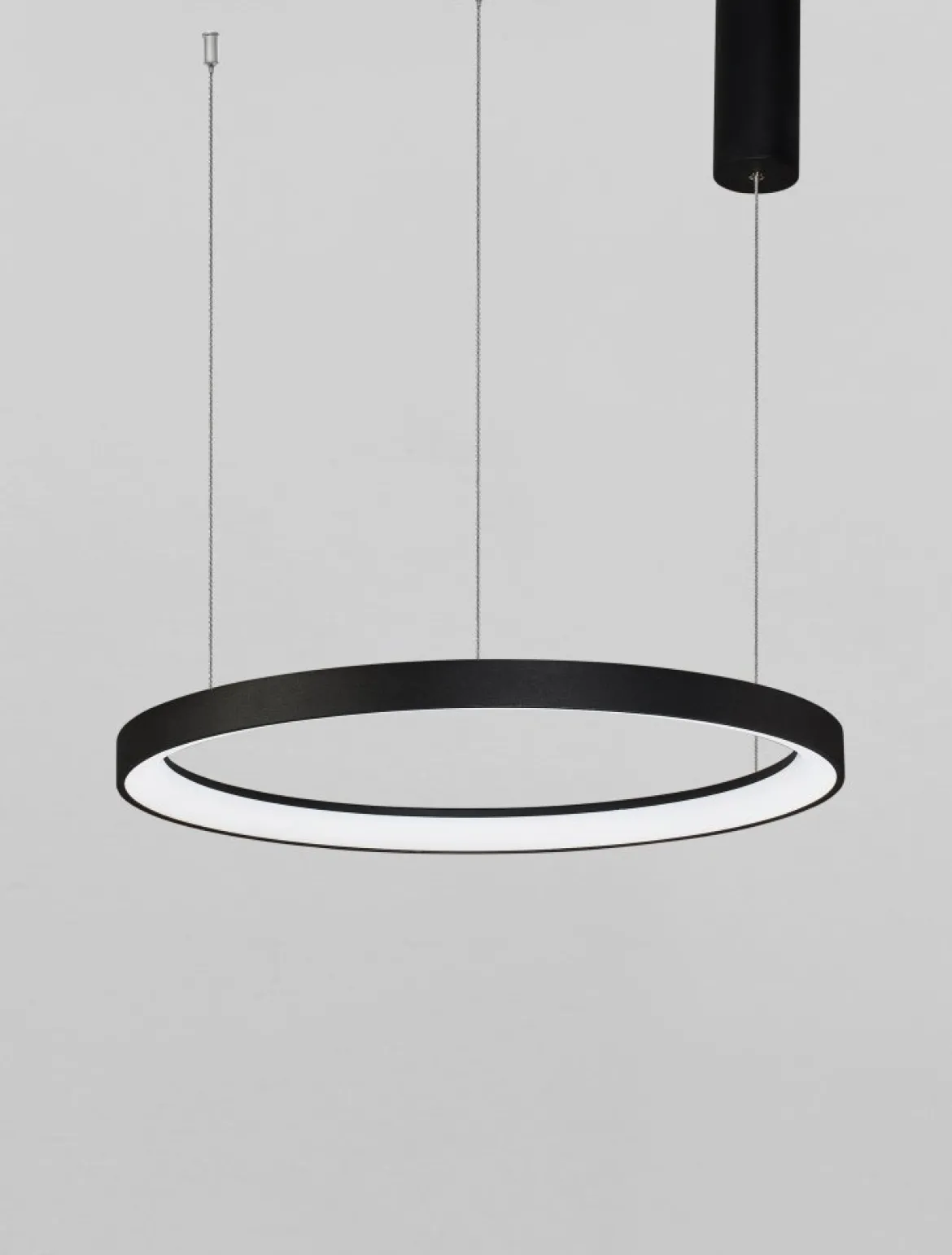 Nova Luce 9345689 PERTINO LED Pendelleuchte 58cm 2700K Schwarz dimmbar