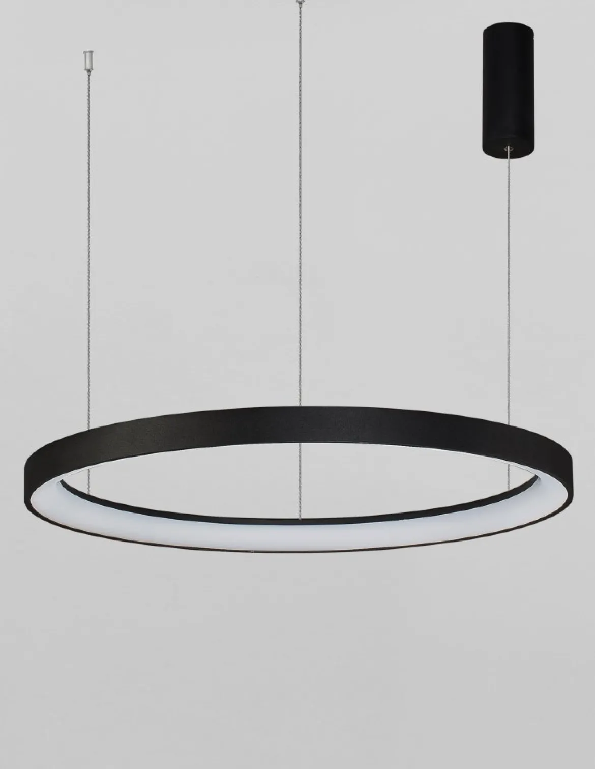 Nova Luce 9853686 PERTINO LED Pendelleuchte 78cm 3000K Schwarz dimmbar