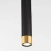 Nova Luce 9911529 PICTO Pendelleuchte 30 1-flammig Schwarz Gold GU10