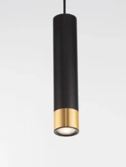 Nova Luce 9911529 PICTO Pendelleuchte 30 1-flammig Schwarz Gold GU10