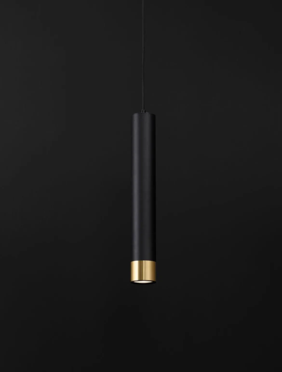 Nova Luce 9911530 PICTO Pendelleuchte 40 1-flammig Schwarz Gold GU10