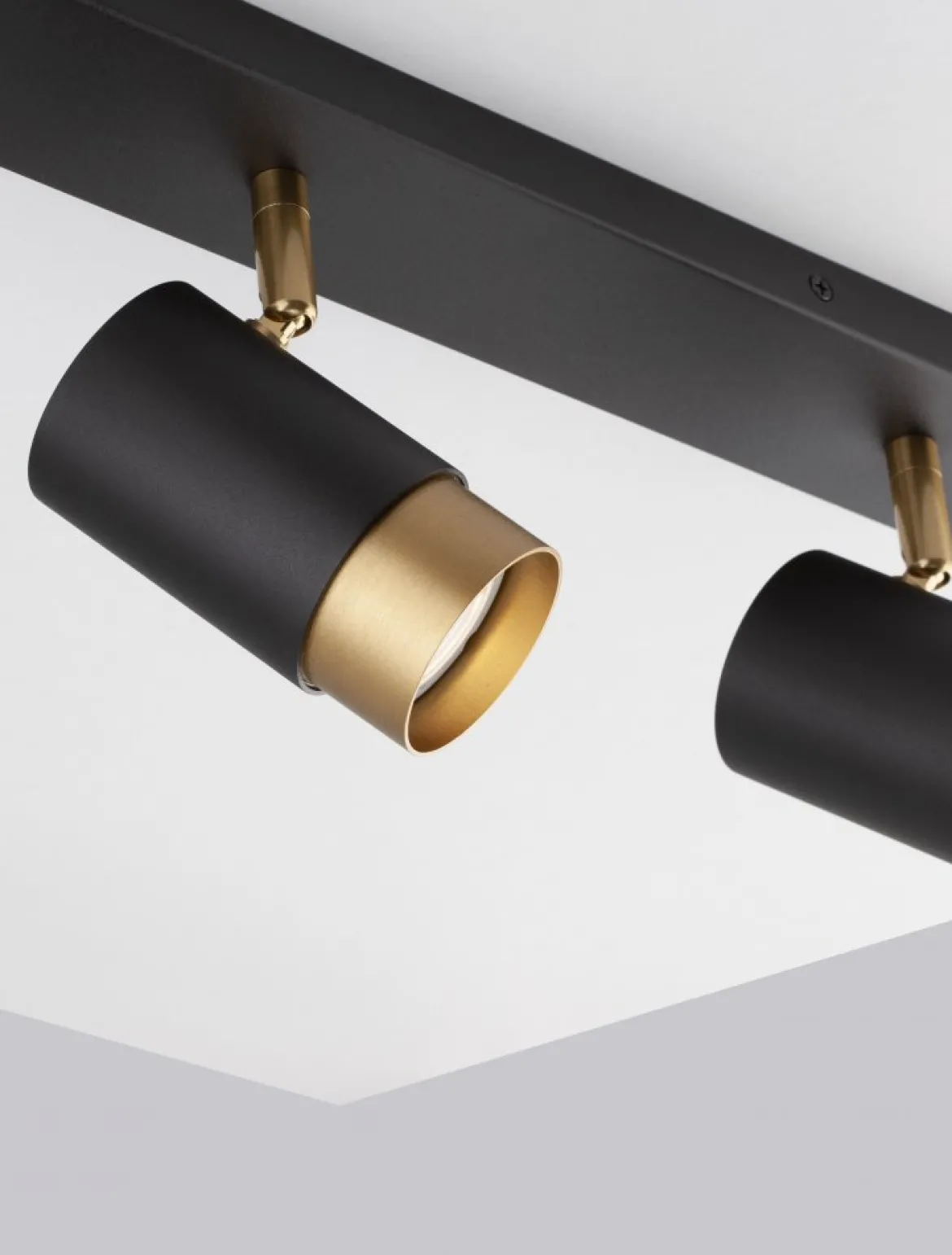 Nova Luce 9111435 POGNO Deckenleuchte 3-flammig Schwarz Gold GU10