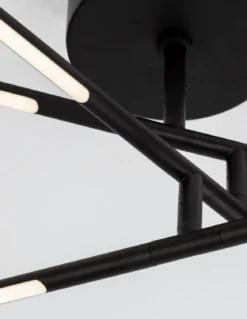 Nova Luce 9180761 RACCIO LED Deckenleuchte 6-flammig 3000K Schwarz