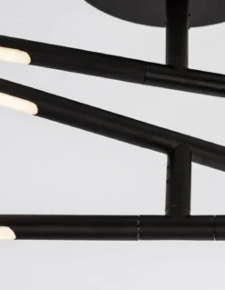 Nova Luce 9180761 RACCIO LED Deckenleuchte 6-flammig 3000K Schwarz