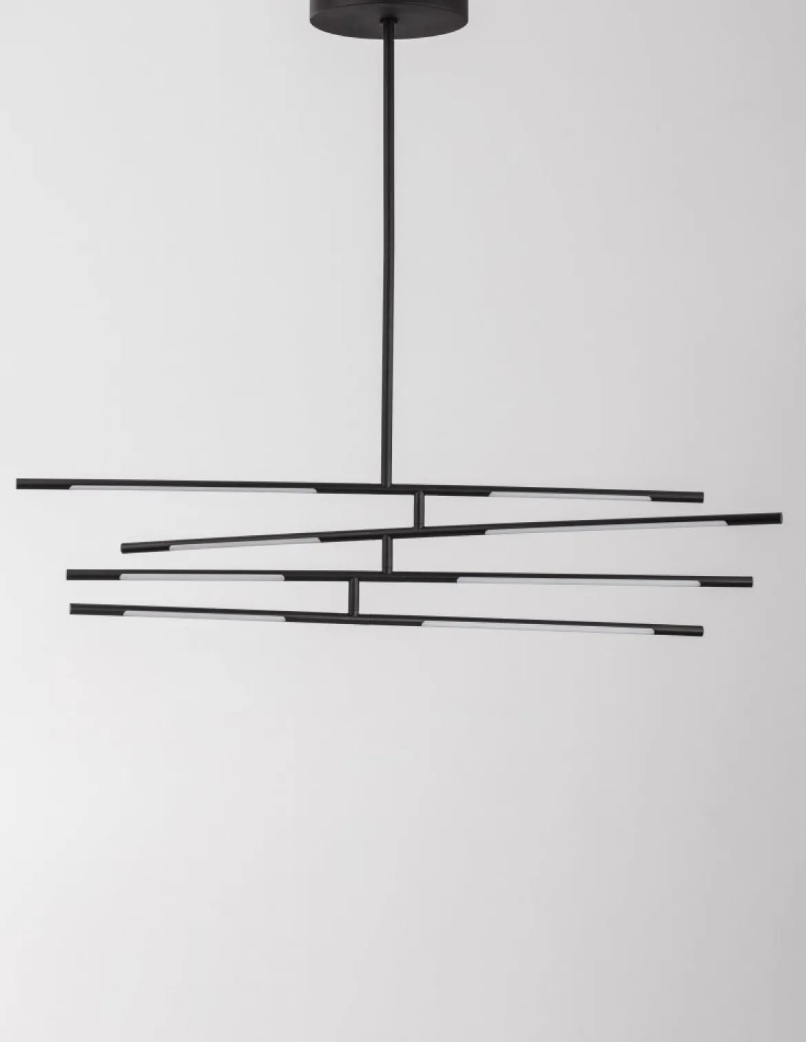Nova Luce 9180780 RACCIO LED Pendelleuchte 8-flammig 3000K Schwarz dimmbar