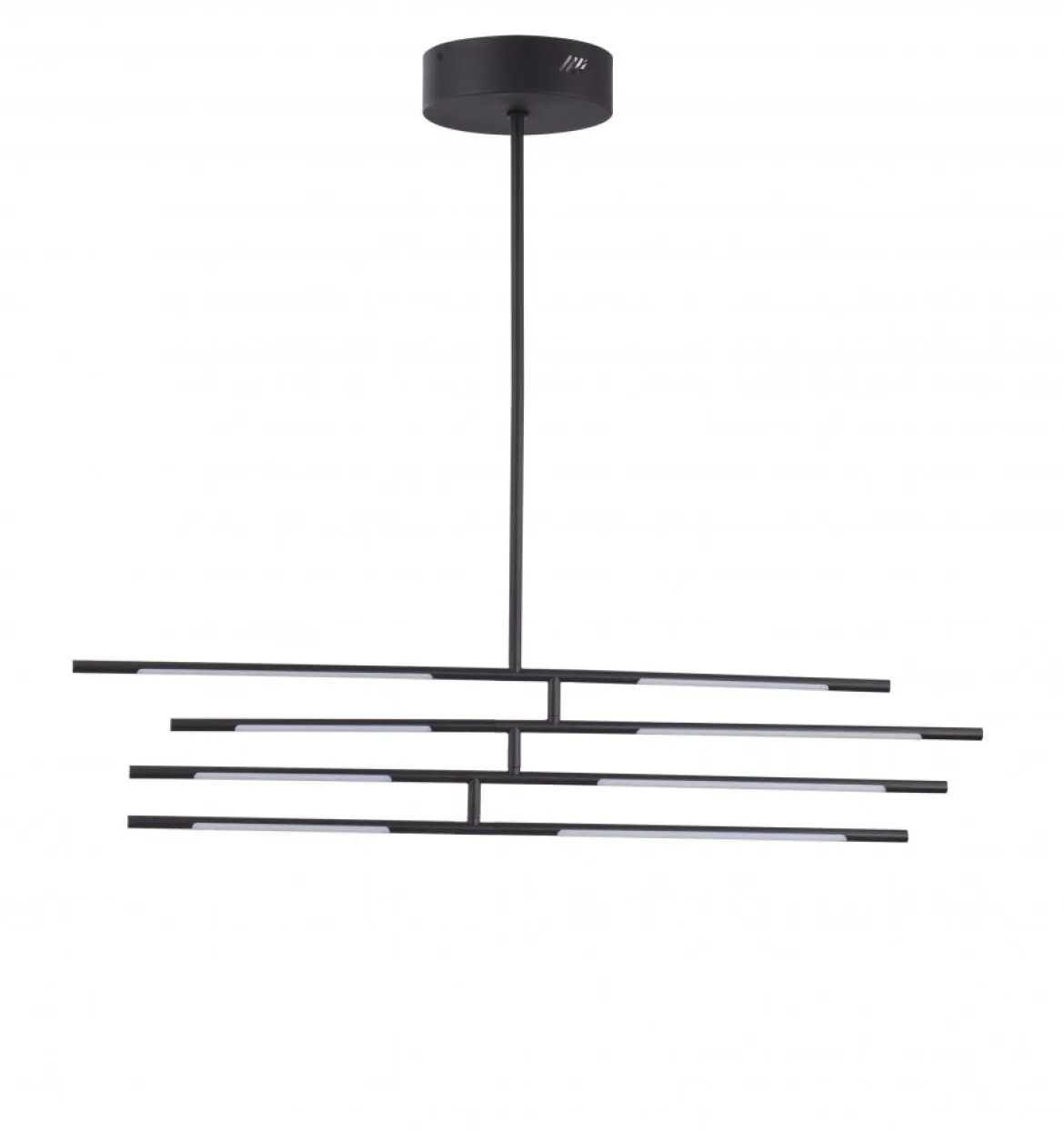 Nova Luce 9180780 RACCIO LED Pendelleuchte 8-flammig 3000K Schwarz dimmbar