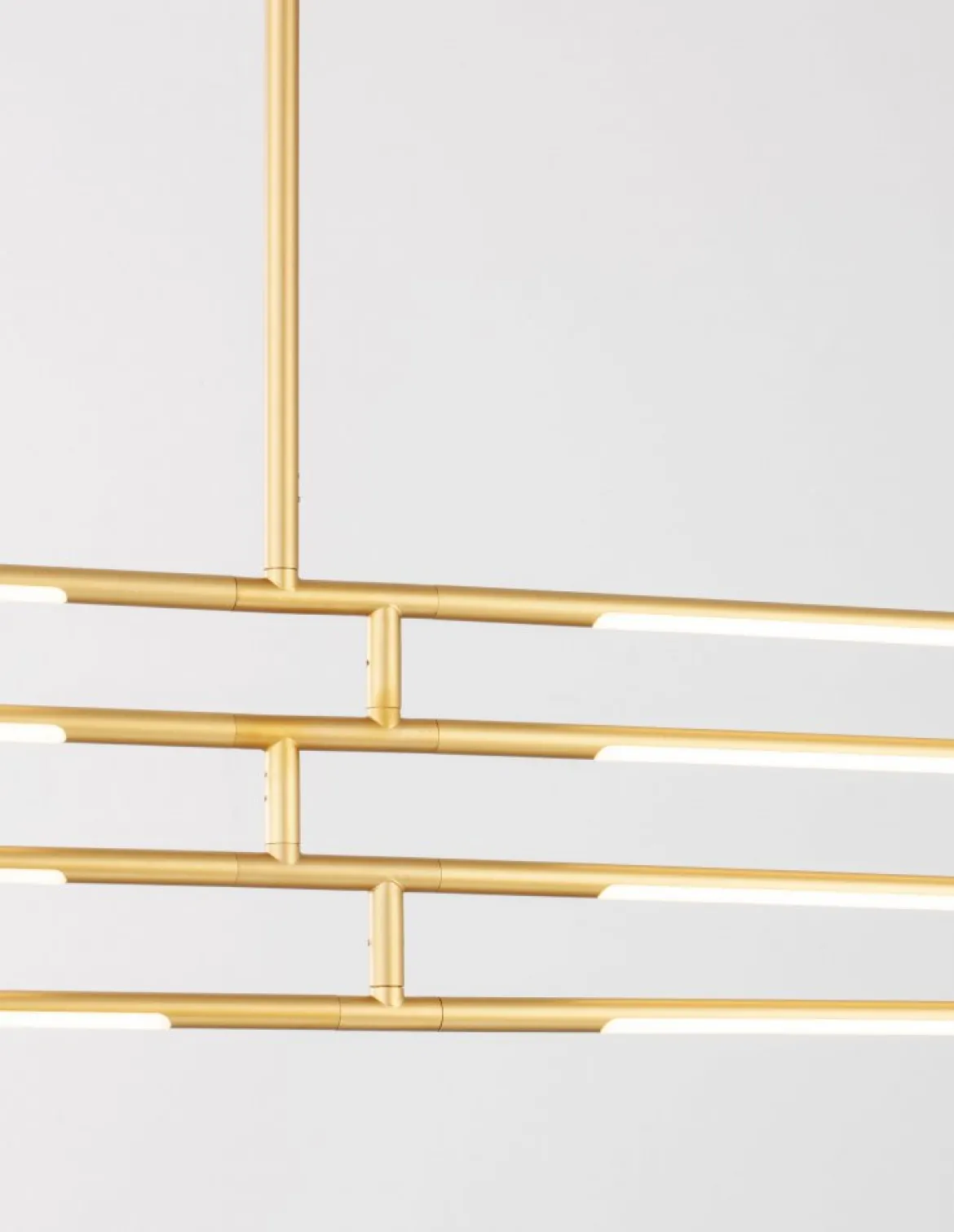 Nova Luce 9180781 RACCIO LED Pendelleuchte 8-flammig 3000K Messing Gold dimmbar