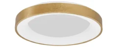 Nova Luce 9353854 RANDO THIN LED Deckenleuchte 60cm 3000K Gold gebürstet dimmbar