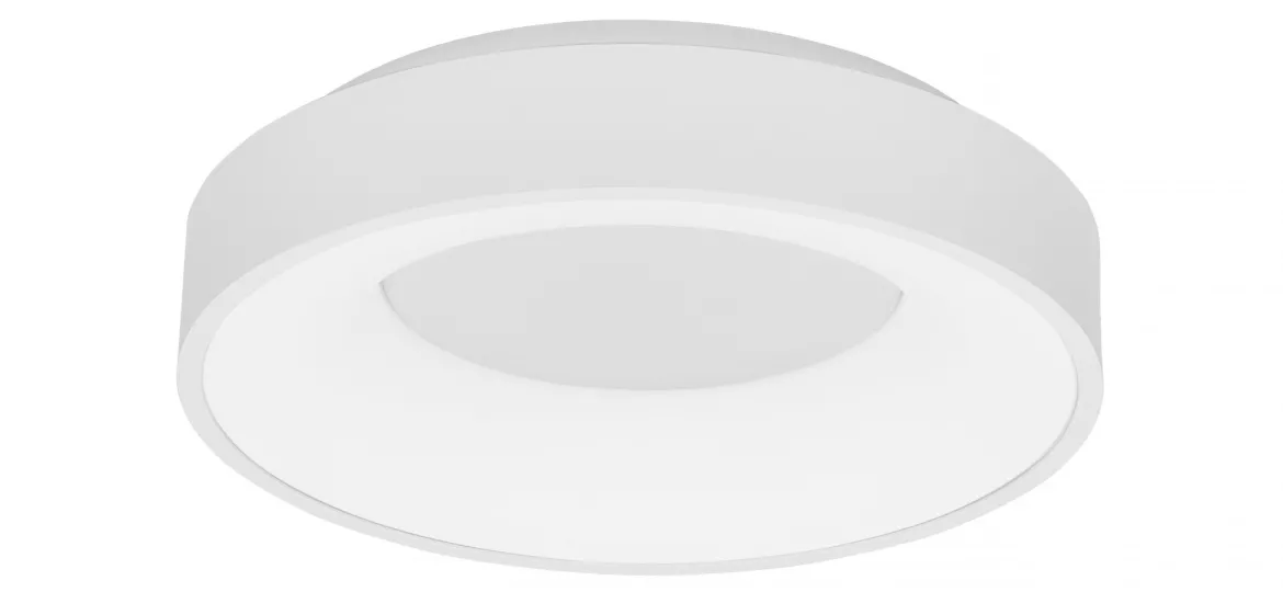 Nova Luce 9353830 RANDO THIN LED Deckenleuchte 38cm 3000K Weiss dimmbar