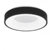 Nova Luce 9353831 RANDO THIN LED Deckenleuchte 38cm 3000K Schwarz dimmbar
