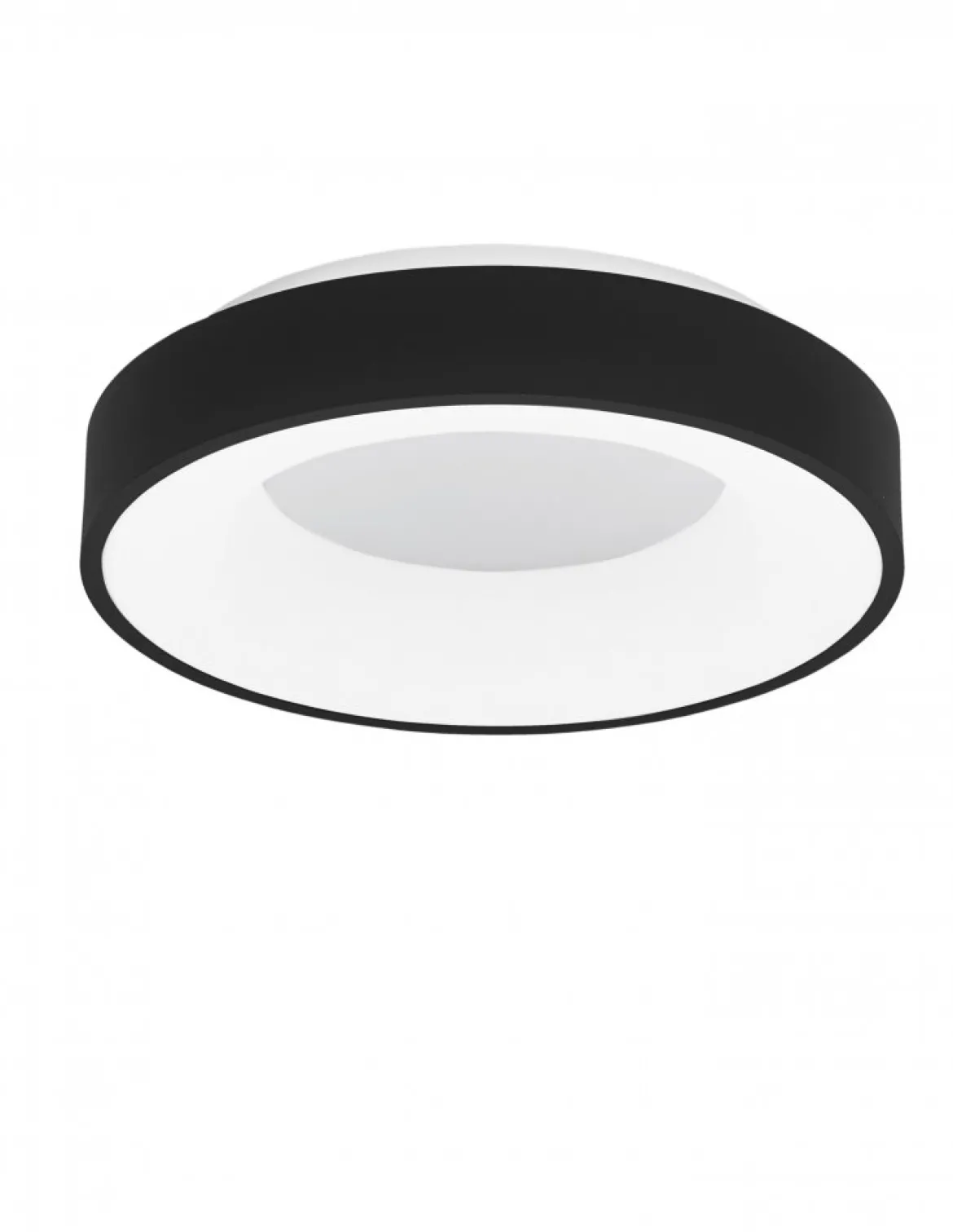 Nova Luce 9353831 RANDO THIN LED Deckenleuchte 38cm 3000K Schwarz dimmbar