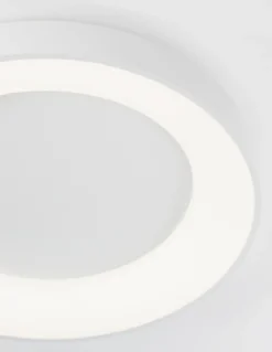 Nova Luce 9353852 RANDO THIN LED Deckenleuchte 60cm 3000K Weiss dimmbar
