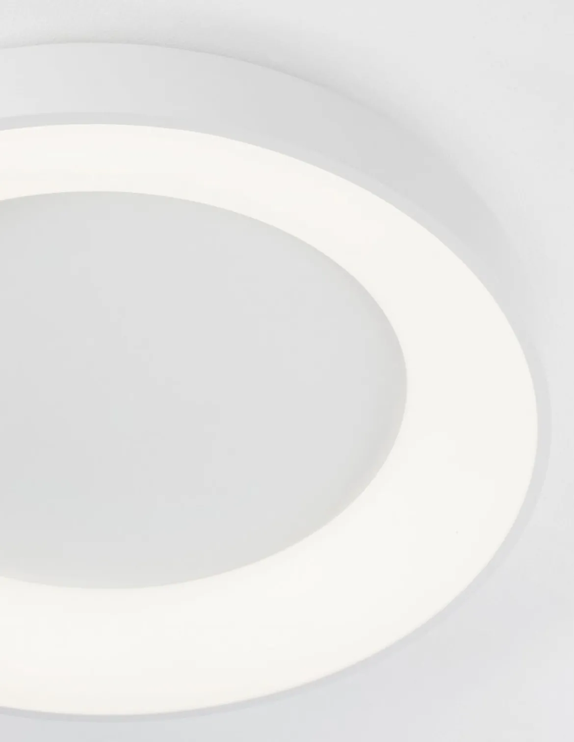 Nova Luce 9353852 RANDO THIN LED Deckenleuchte 60cm 3000K Weiss dimmbar