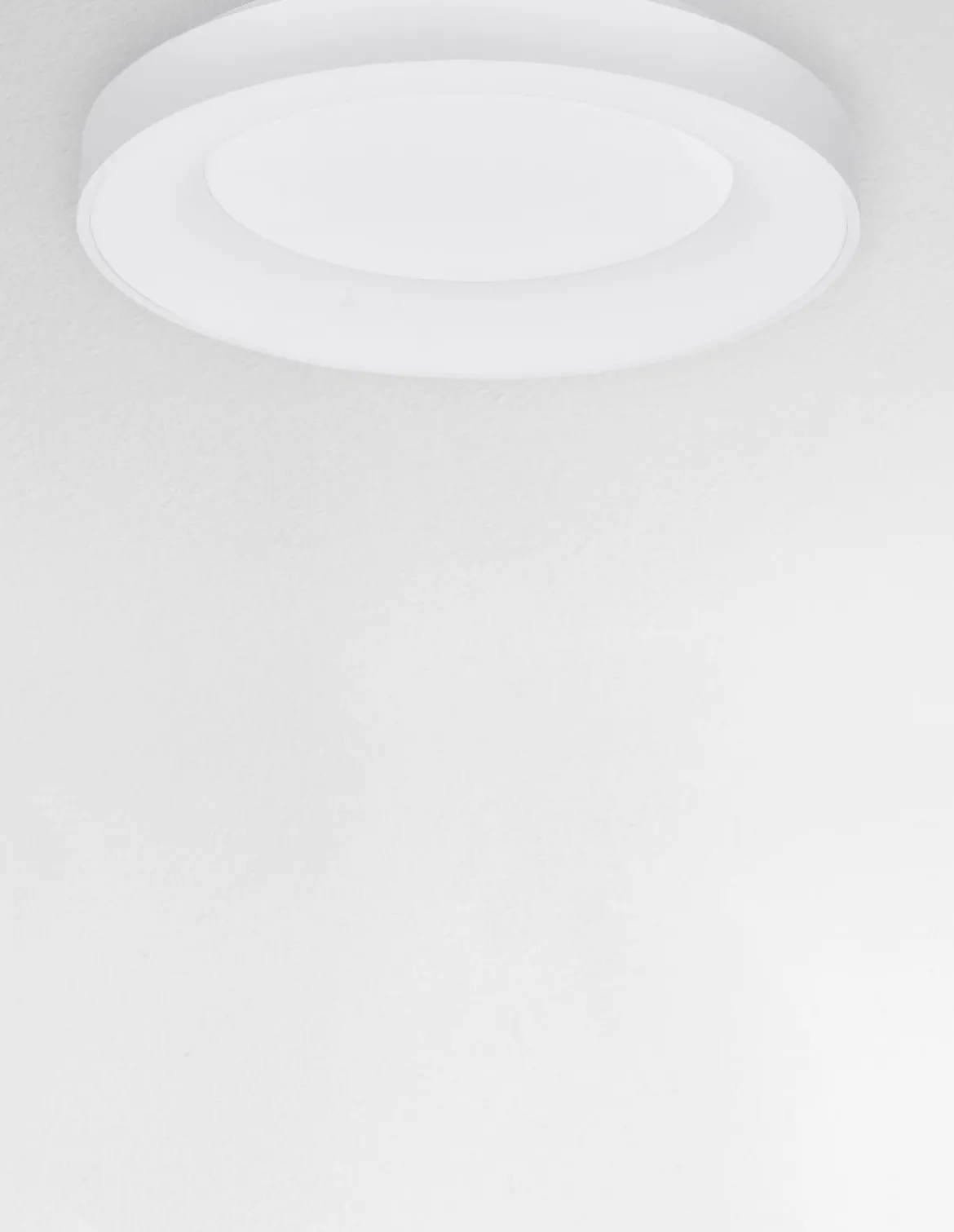 Nova Luce 9353852 RANDO THIN LED Deckenleuchte 60cm 3000K Weiss dimmbar
