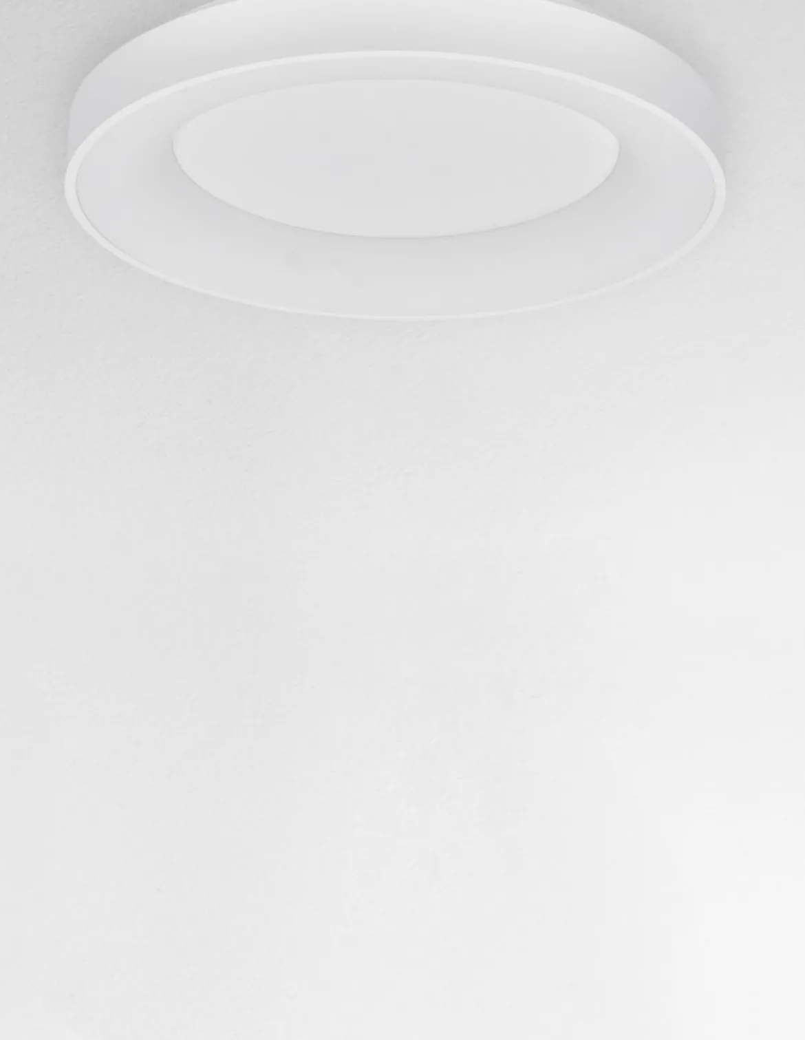 Nova Luce 9353852 RANDO THIN LED Deckenleuchte 60cm 3000K Weiss dimmbar