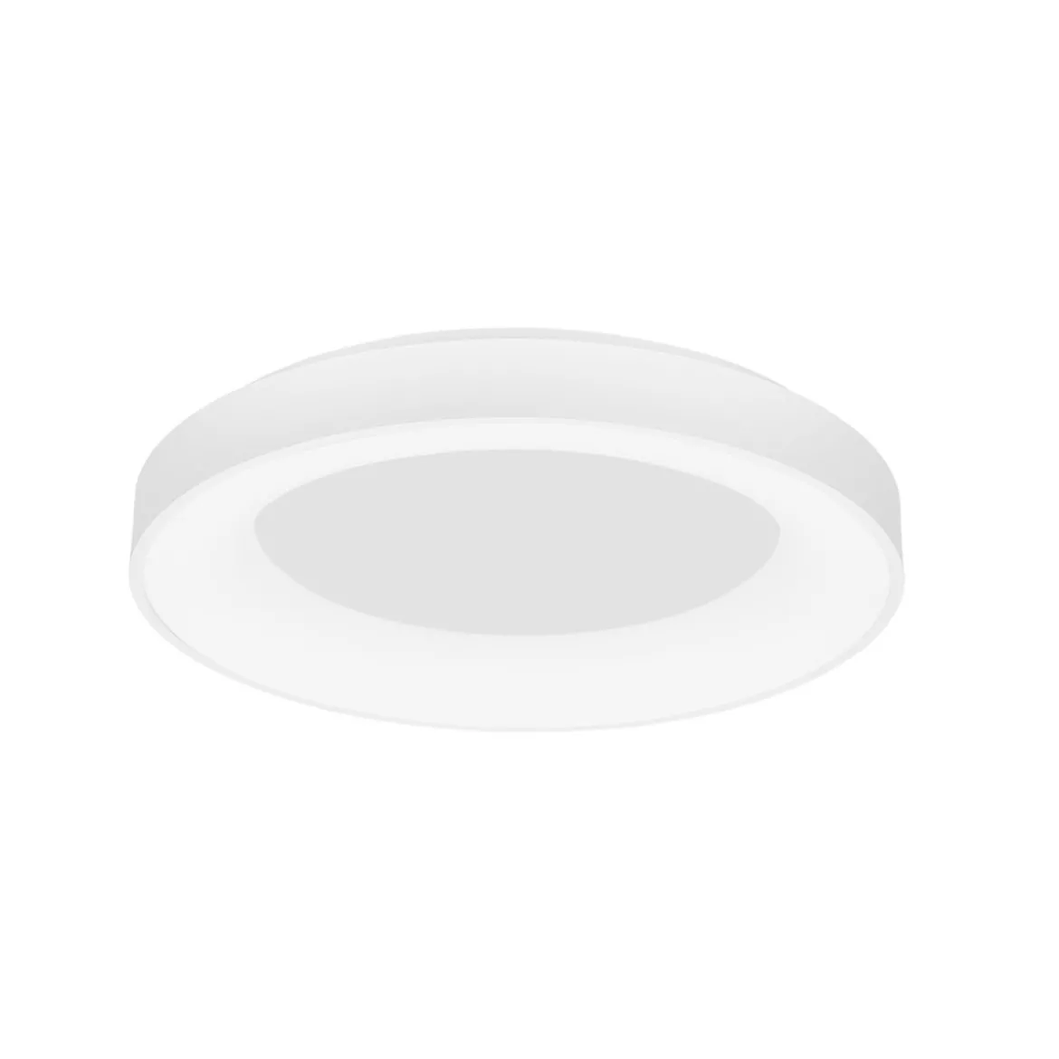 Nova Luce 9353852 RANDO THIN LED Deckenleuchte 60cm 3000K Weiss dimmbar