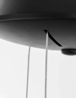Nova Luce 9453431 RANDO THIN LED Pendelleuchte 38cm 3000K Schwarz dimmbar