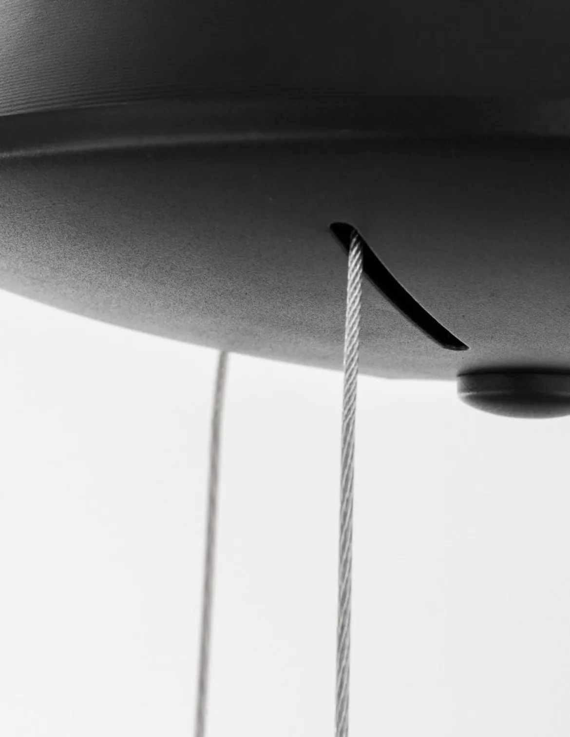 Nova Luce 9453431 RANDO THIN LED Pendelleuchte 38cm 3000K Schwarz dimmbar