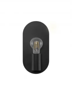Nova Luce 9501245 ROYAL Wandleuchte Schwarz E27