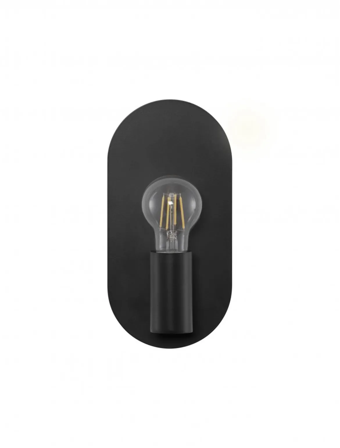 Nova Luce 9501245 ROYAL Wandleuchte Schwarz E27