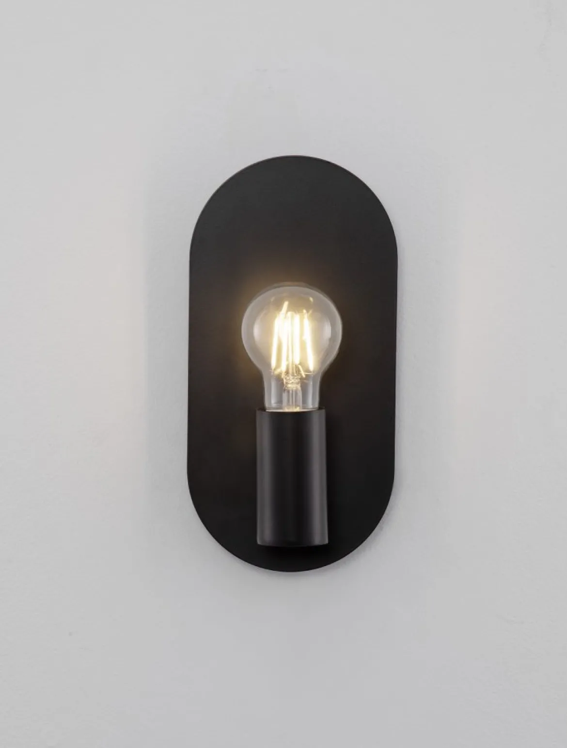 Nova Luce 9501245 ROYAL Wandleuchte Schwarz E27
