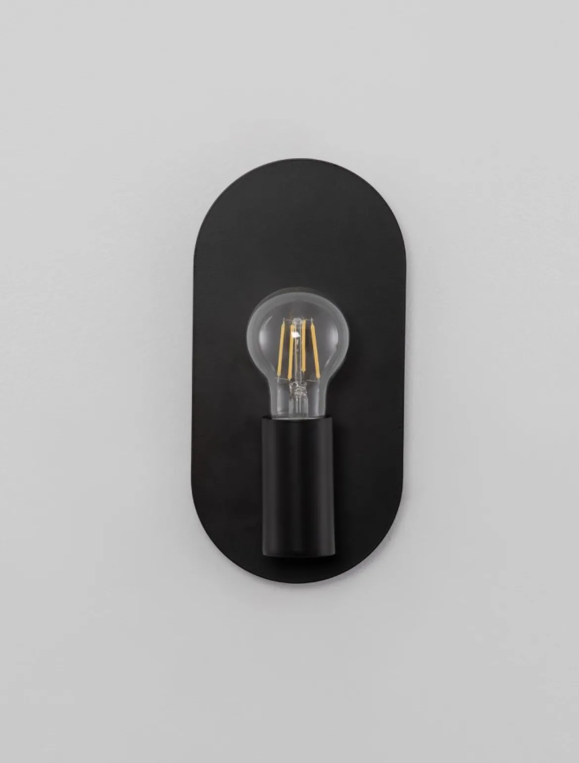 Nova Luce 9501245 ROYAL Wandleuchte Schwarz E27