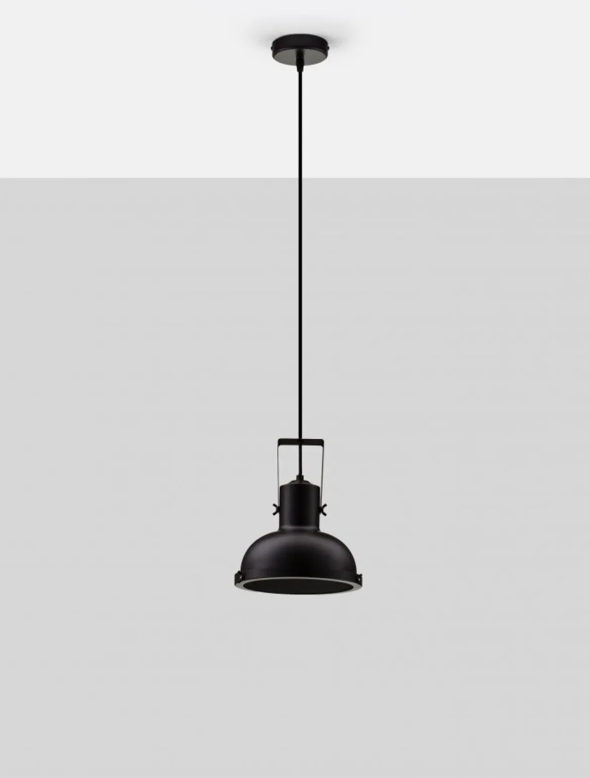 Nova Luce 9624100 RUVI Pendelleuchte 1-flammig Schwarz E27