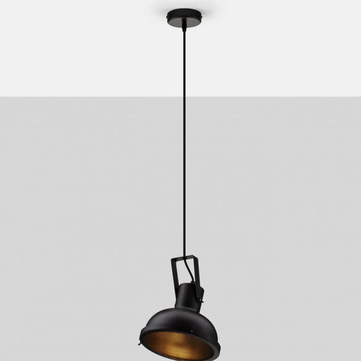 Nova Luce 9624100 RUVI Pendelleuchte 1-flammig Schwarz E27