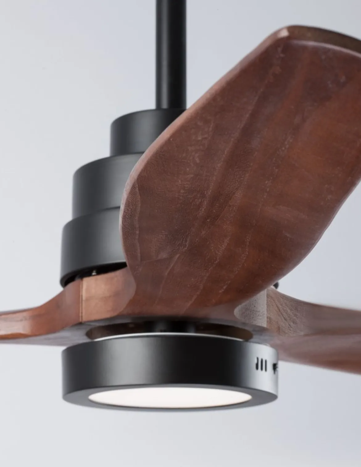 Nova Luce 5231401 SABAL LED Ventilator 3000K Schwarz Braun