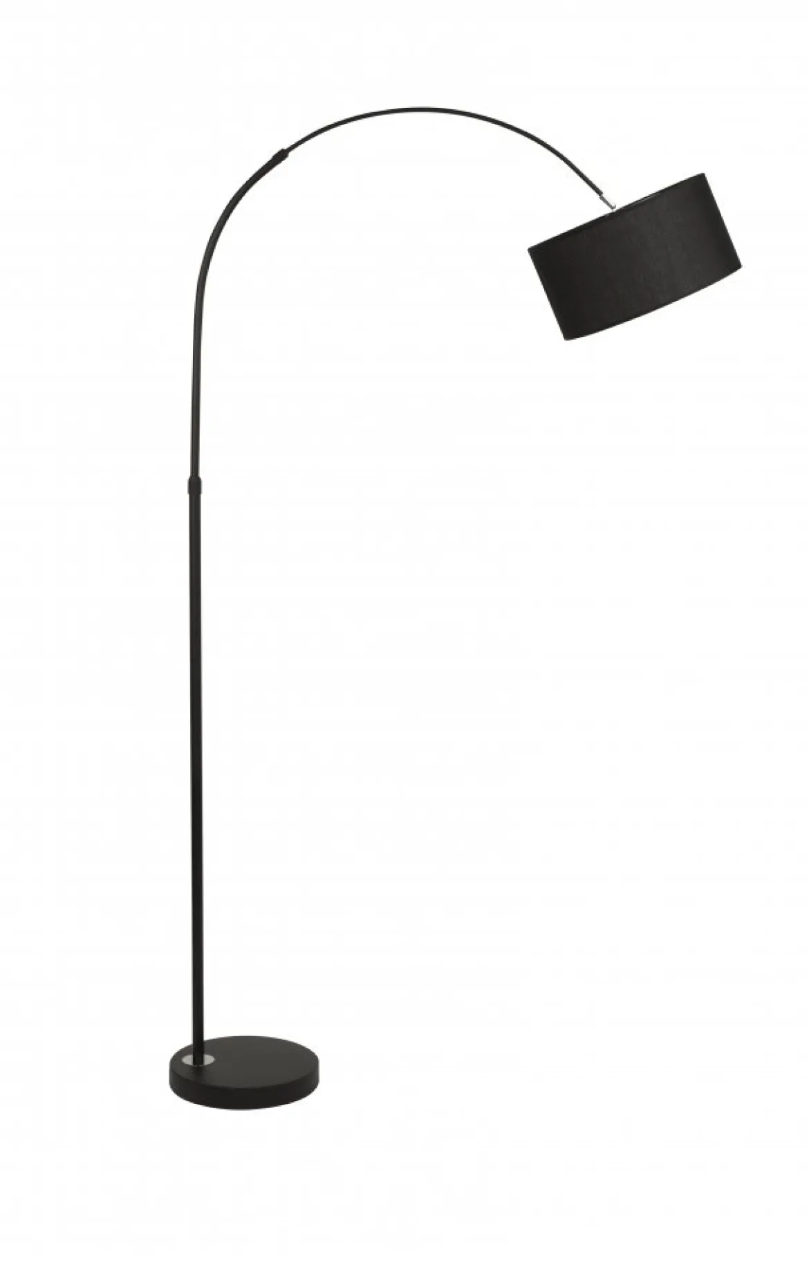 Nova Luce 9401652 SAMA Stehlampe Schwarz E27
