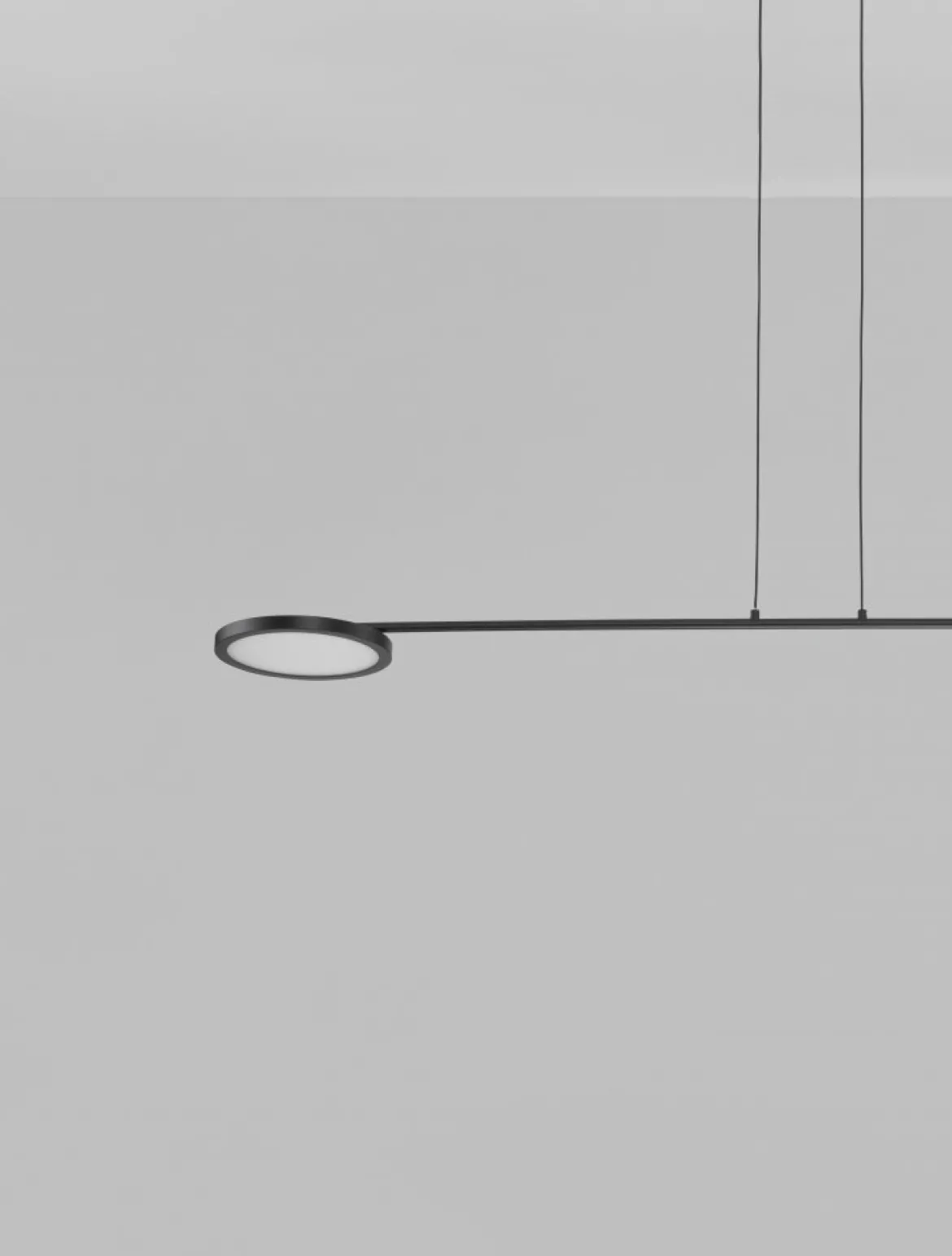 Nova Luce 9695252 SCOPE LED Pendelleuchte 2-flammig 3000K Schwarz dimmbar