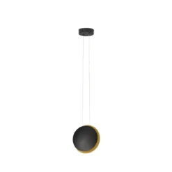 Nova Luce 9695248 SHELL LED Pendelleuchte 20cm 3000K Schwarz Gold