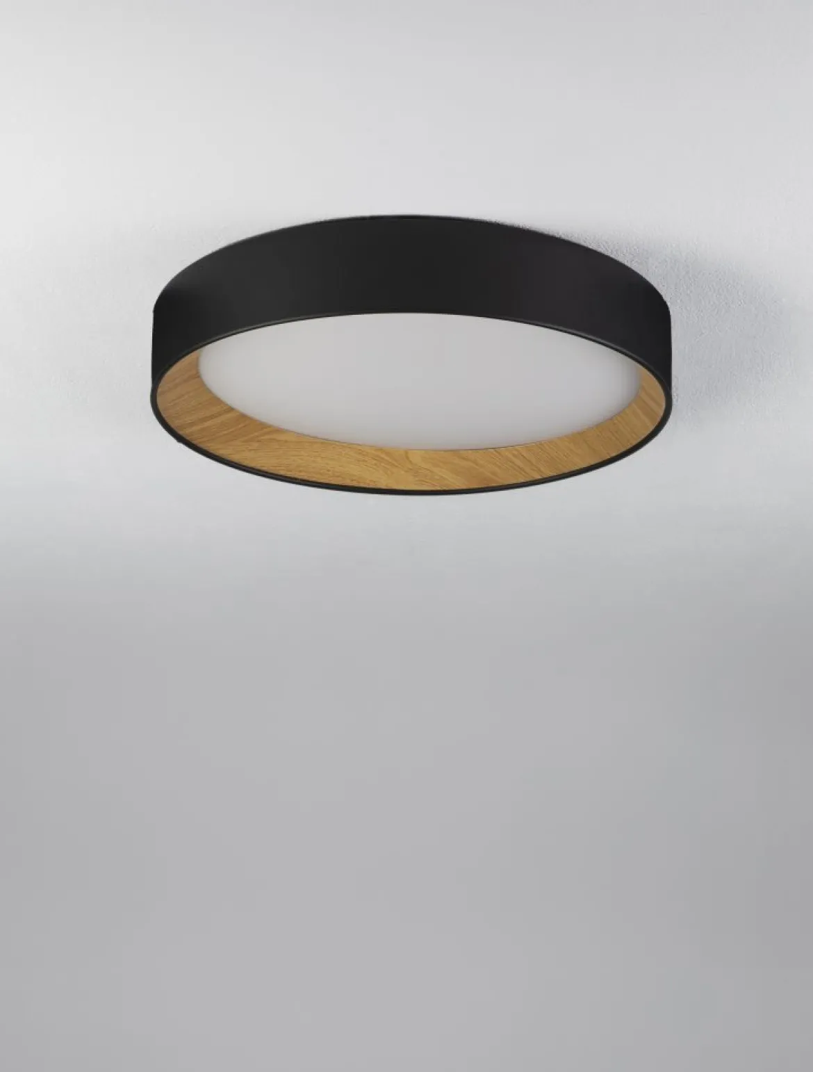 Nova Luce 9345527 STAKE LED Deckenleuchte 45cm 3000K Schwarz dimmbar