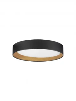 Nova Luce 9345527 STAKE LED Deckenleuchte 45cm 3000K Schwarz dimmbar