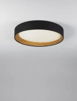 Nova Luce 9345527 STAKE LED Deckenleuchte 45cm 3000K Schwarz dimmbar