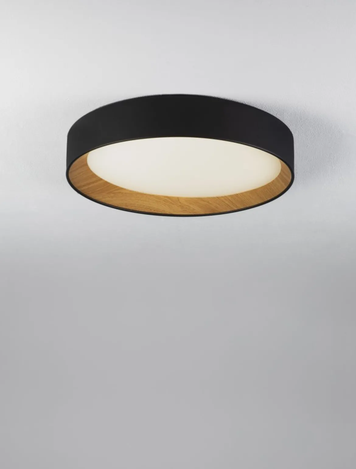 Nova Luce 9345527 STAKE LED Deckenleuchte 45cm 3000K Schwarz dimmbar