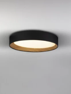 Nova Luce 9345527 STAKE LED Deckenleuchte 45cm 3000K Schwarz dimmbar